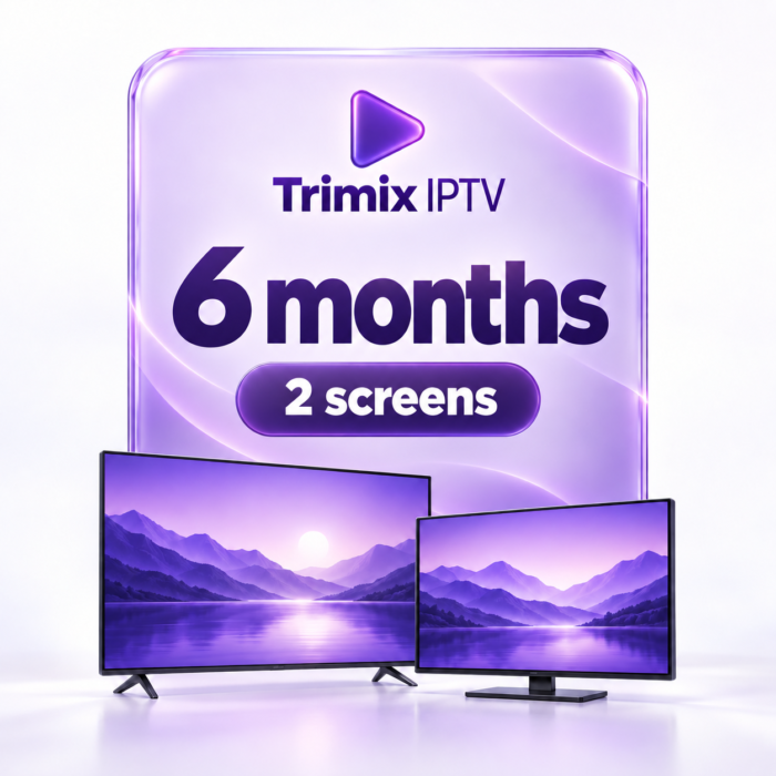 Trimix IPTV — 6 months, 2 screens Trimix IPTV 6-month subscription for 2 screens